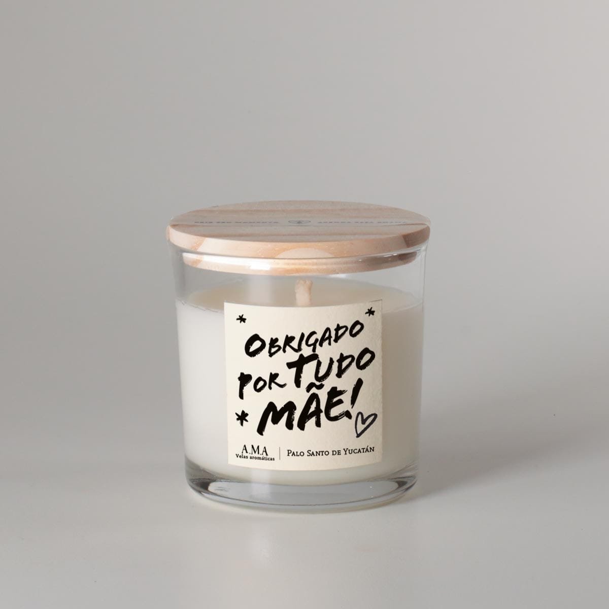 Vela Aromática Clássica Obrigado