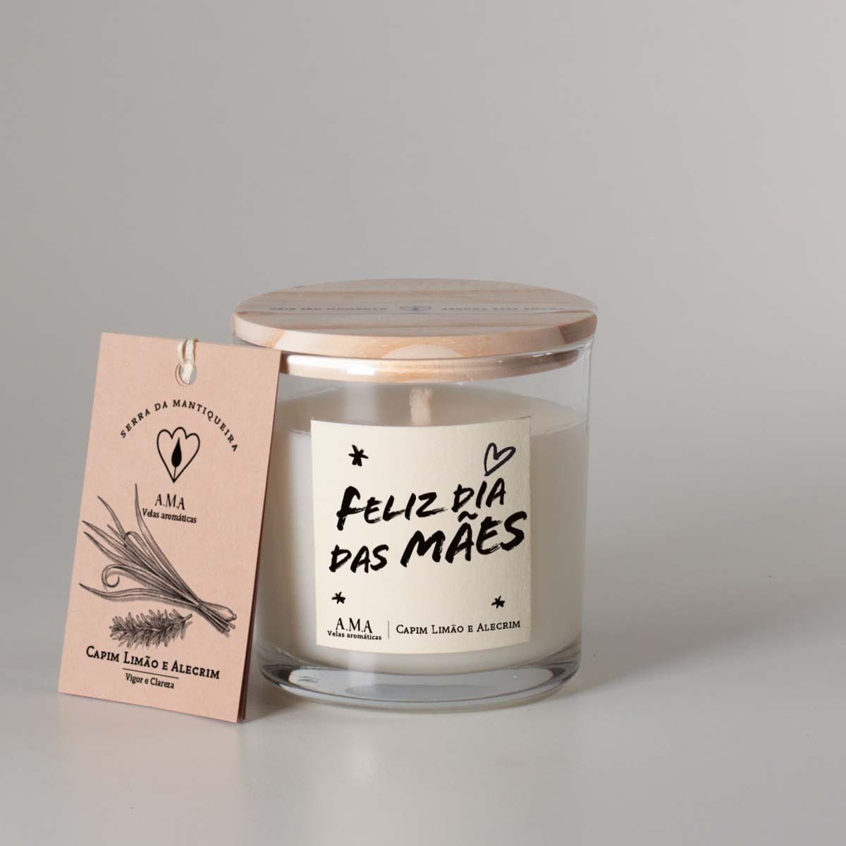 Vela Aromática Clássica Feliz dia - Imagem 2