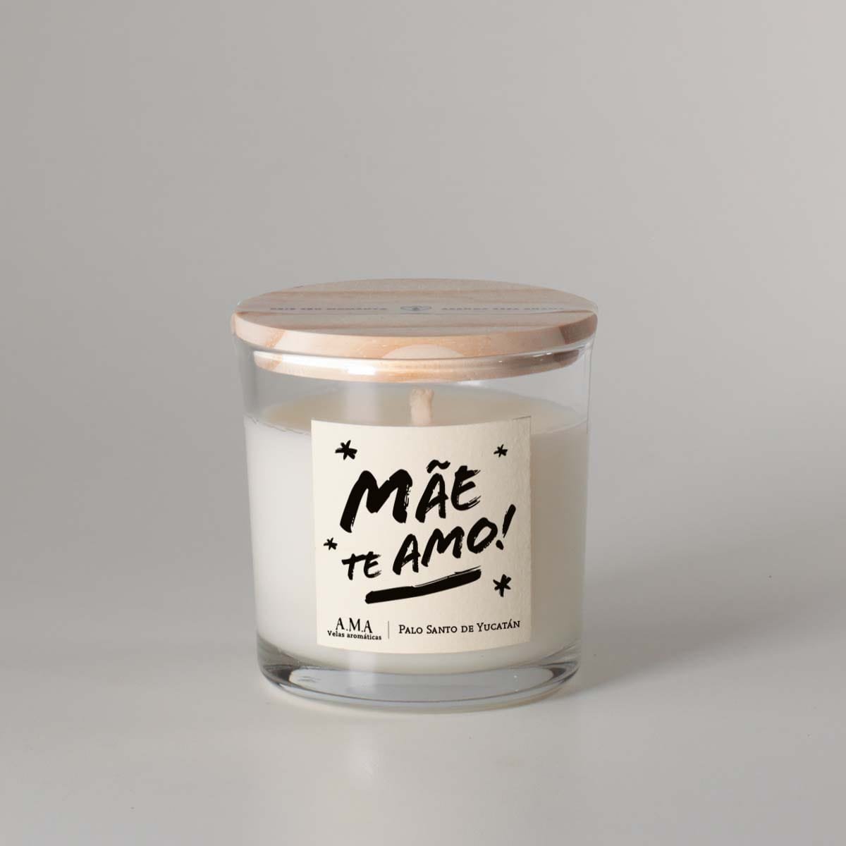 Vela Aromática Clássica Mãe te amo