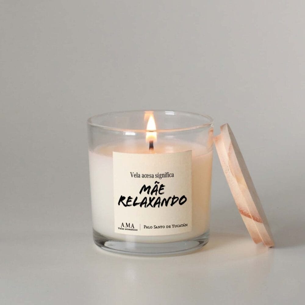 Vela Aromática Clássica Relaxando