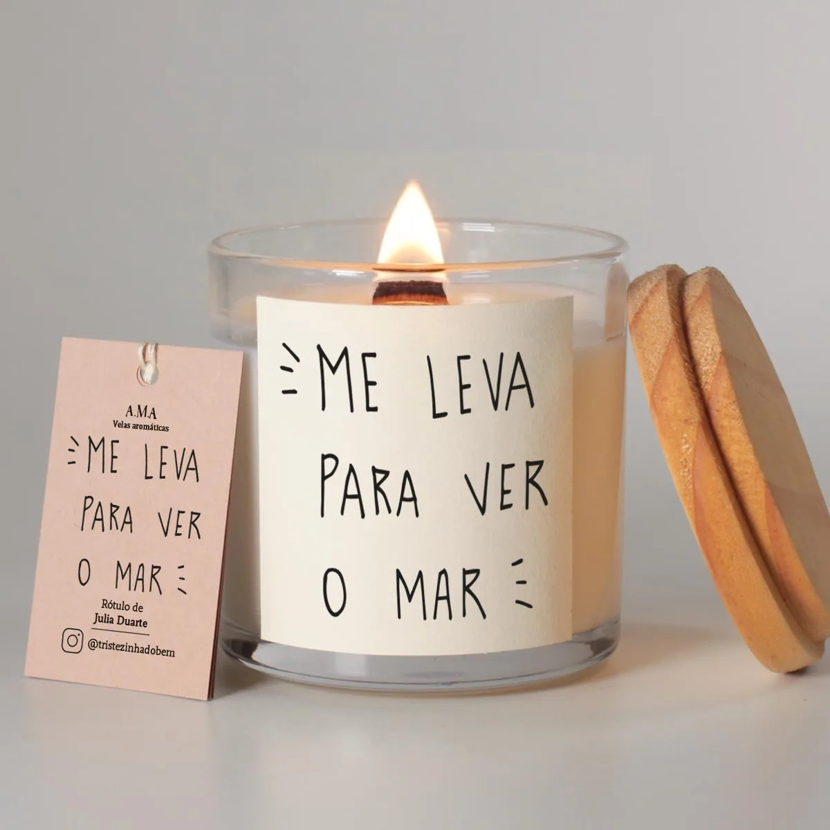 Vela Aromática Grande Para o Mar - Imagem 5