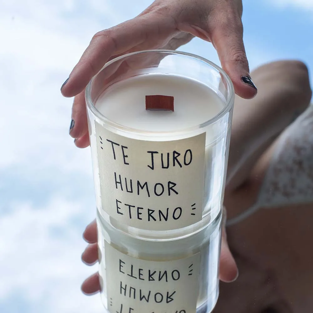 Vela Aromática Grande Humor Eterno - Imagem 3
