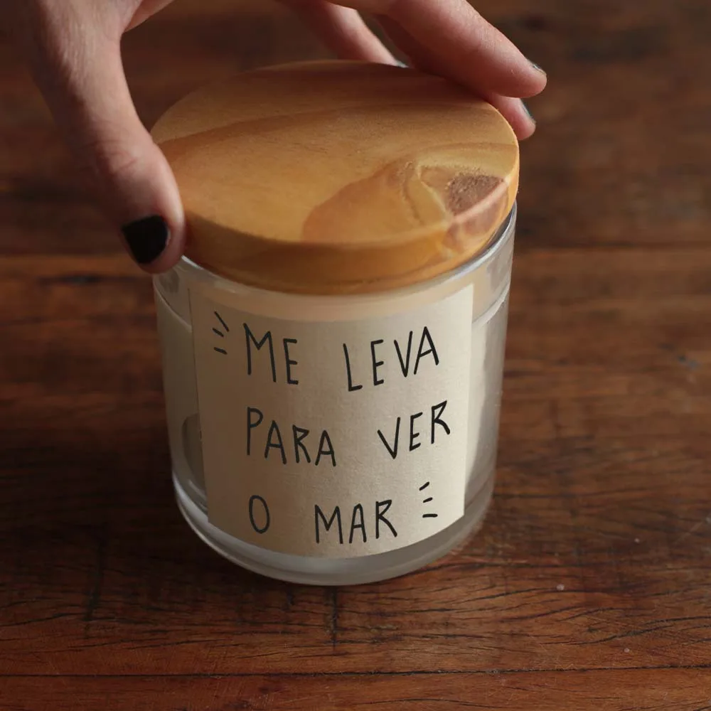Vela Aromática Grande Para o Mar - Imagem 6
