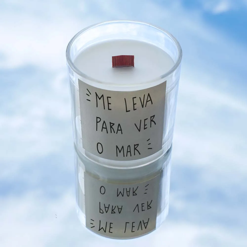 Vela Aromática Grande Para o Mar - Imagem 3